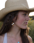 hammered hoops, thick shiny hammered hoops, 14k Gold Filled, Sterling Silver, Eau Claire Wi, Handmade
