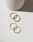 14k gold fill and sterling silver Goldie Hoops