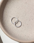 925 sterling silver Goldie Hoop size small