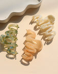 Large Squiggle Hair Claw Clip