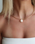 Freshwater Pearl Collarbone Necklace