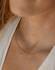 amelie chain - Token jewelry - handmade jewelry - local jewelry store - jewelry store near me - 14k gold filled jewelry - sterling silver jewelry Edit alt text