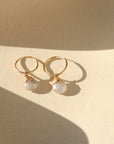 Mystic Moonstone Hoops