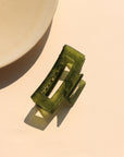 Jade Green Hair Claw Clips