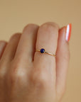 Lapis Gemstone Ring. jewelry store near me, permanent jewelry, jewelry repair near me, rings, earrings, necklace, bracelet, gold chain, gemstones, rose gold
