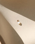 14k gold fill charm with mother of pearl heart bead