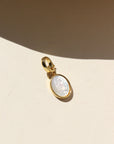 Mother Mary Pearl Charm