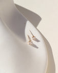 Quinn Stud Earrings. Sterling Silver or 14k Gold Fill. Token Jewelry, handmade, hypoallergenic and waterproof.