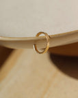 Hailey Ear Cuff - Token Jewelry - gold fill - sterling silver- hammered texture ear cuff - made in our local studio in Eau Claire, WI Token Jewelry