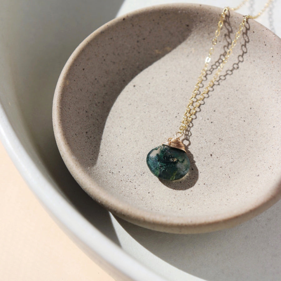 Moss Agate Necklace