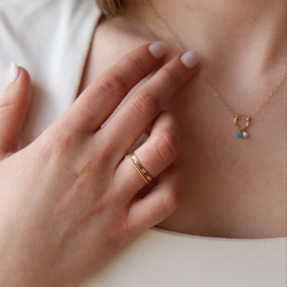 Dottie Ring in 14k Gold