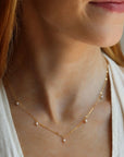 Delicate Pearl Necklace - Token Jewelry