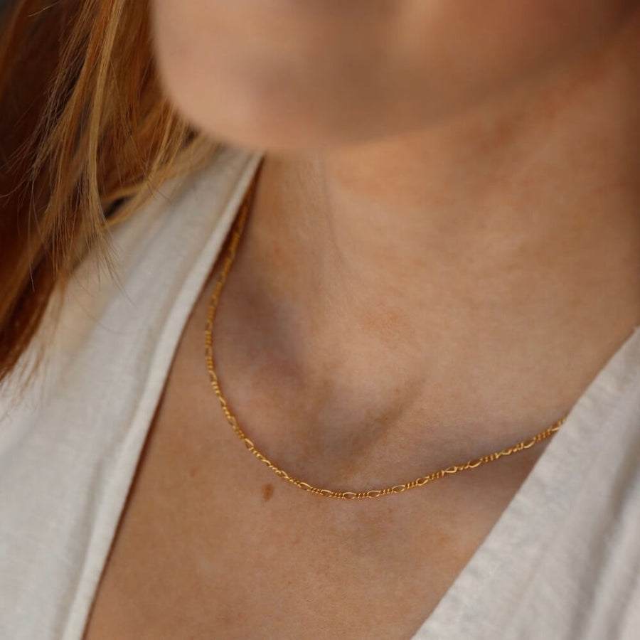 amelie chain - Token jewelry - handmade jewelry - local jewelry store - jewelry store near me - 14k gold filled jewelry - sterling silver jewelry  Edit alt text