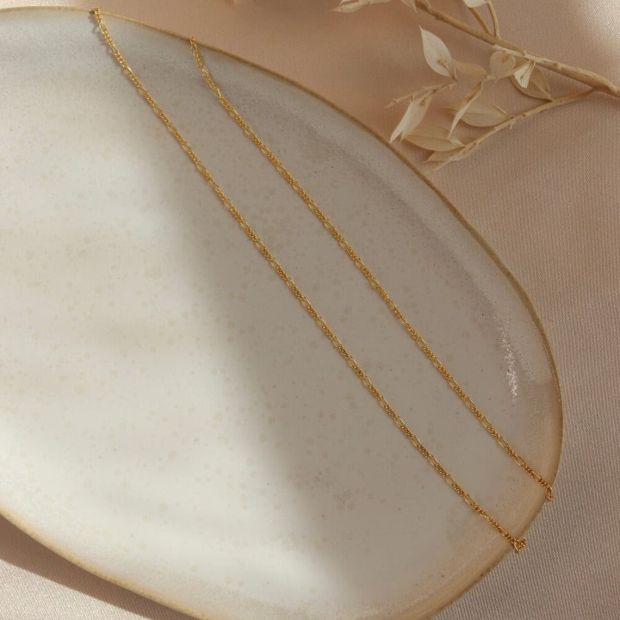 amelie chain - Token jewelry - handmade jewelry - local jewelry store - jewelry store near me - 14k gold filled jewelry - sterling silver jewelry  Edit alt text