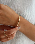 Hammered Cuff - Token Jewelry  Sterling Silver or 14k Gold Fill. Token Jewelry, handmade, hypoallergenic and waterproof.