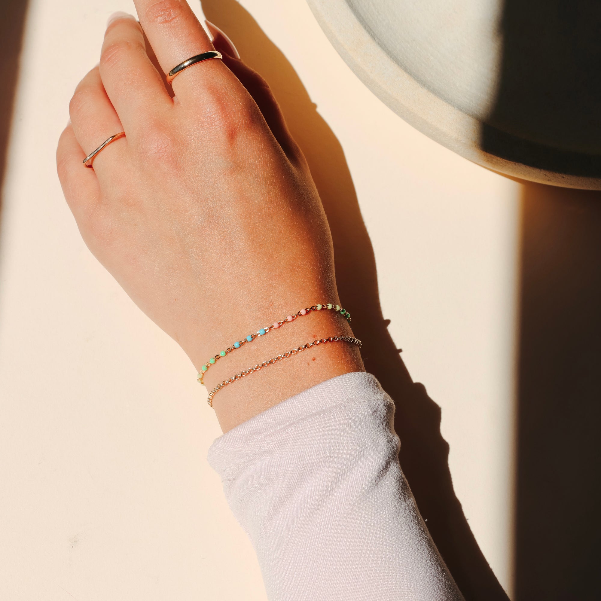 Rainbow Chain Bracelet