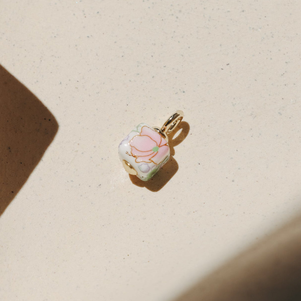 Cubed Flower Charm
