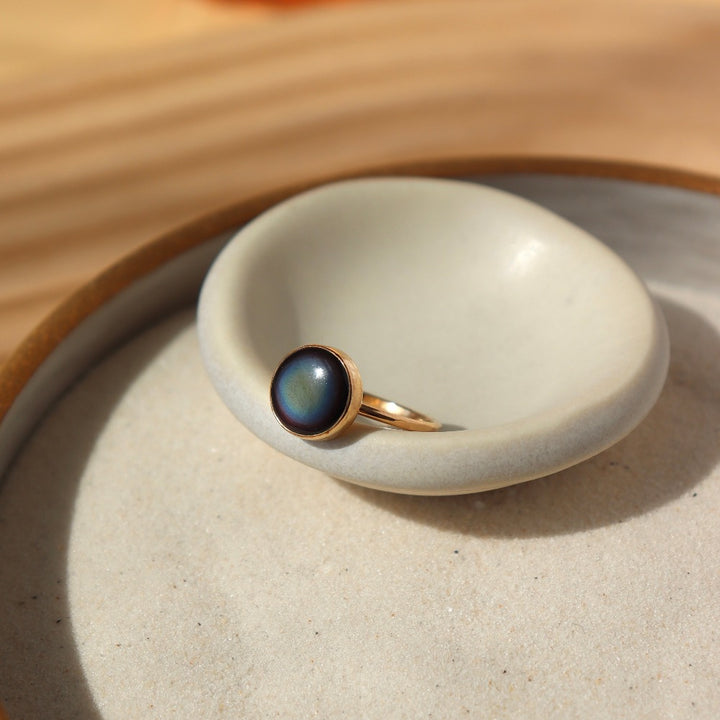 Rainbow Obsidian Ring - Token Jewelry