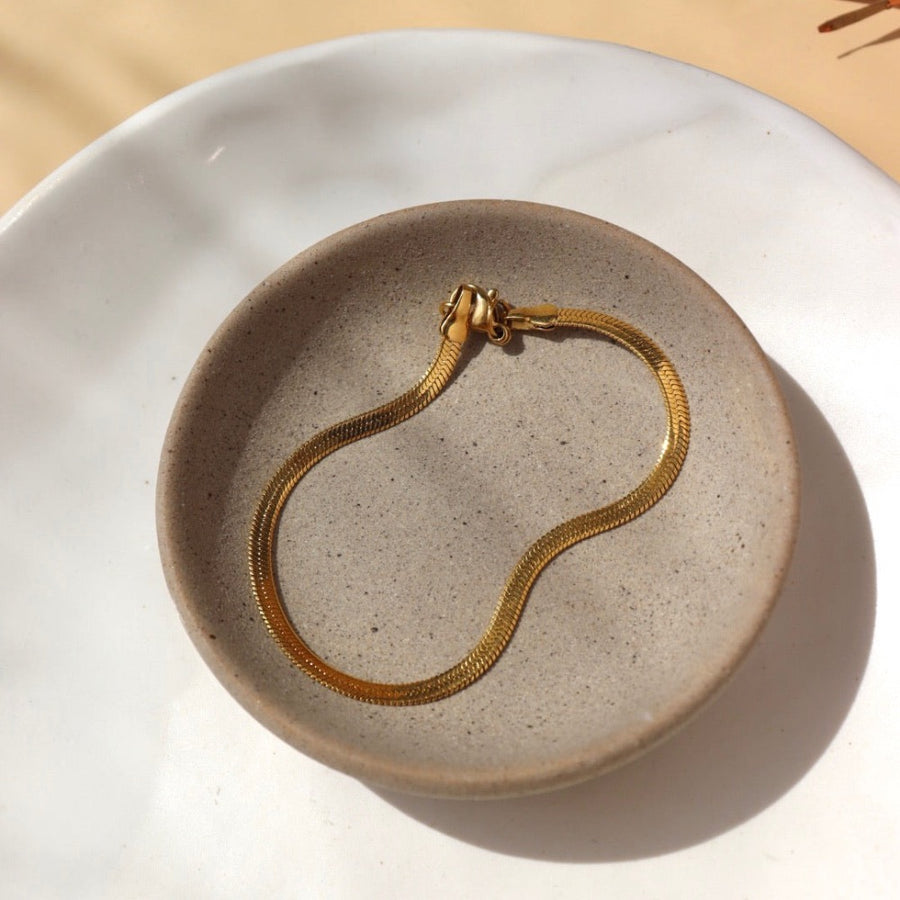 Herringbone Bracelet - Token Jewelry