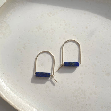 Lapis Arches - Token Jewelry - jewelry store near me - Eau Claire jewelry store - handmade jewelry - 14k gold filled jewelry - sterling silver jewelry - handmade jewelry - womens everyday jewelry - 14k gold filled earrings - sterling silver earrings