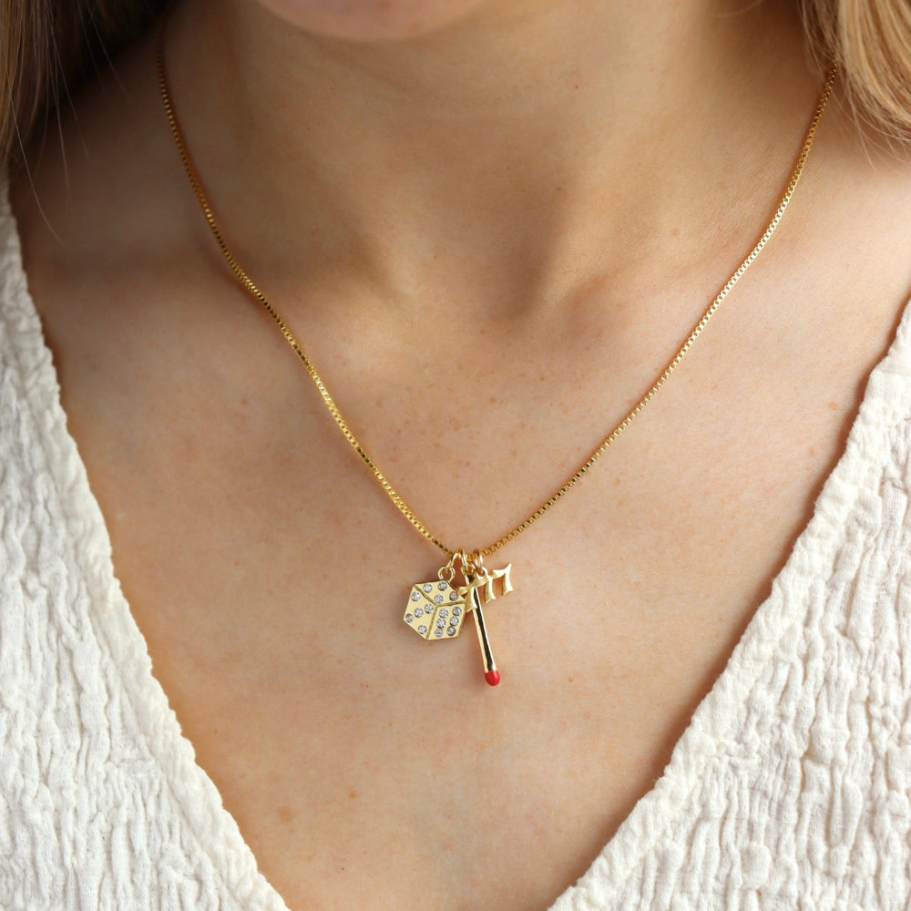 Lucky Girl Charm Necklace