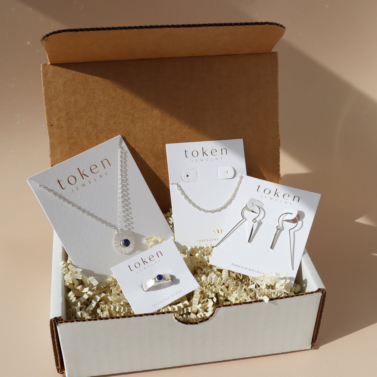 Token Jewelry large mystery box featuring sterling silver 