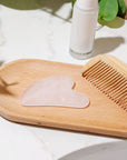Bamboo Switch - Rose Quartz Gua Sha