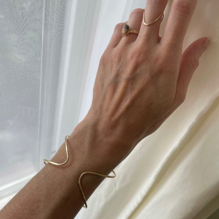 Sundari Cuff - Token Jewelry - everyday effortless jewelry - trendy jewelry - jewelry designs - locally made jewelry - minimal modern jewelry - jewelry store near me - minimalist style