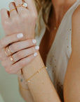 Chain Bracelets - Pearl Drops - Token Jewelry Designs - minimal chain bracelets - local jewelry store - jewelry store near me - everyday jewelry style - gold fill - sterling silver