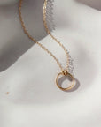 Eternity Necklace in 14k Gold