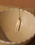 Personalized jewelry, Area code necklace - Hand stamped and made by Token jewelry in Eau Claire, WI. Available in Sterling Silver or 14k Gold Fill