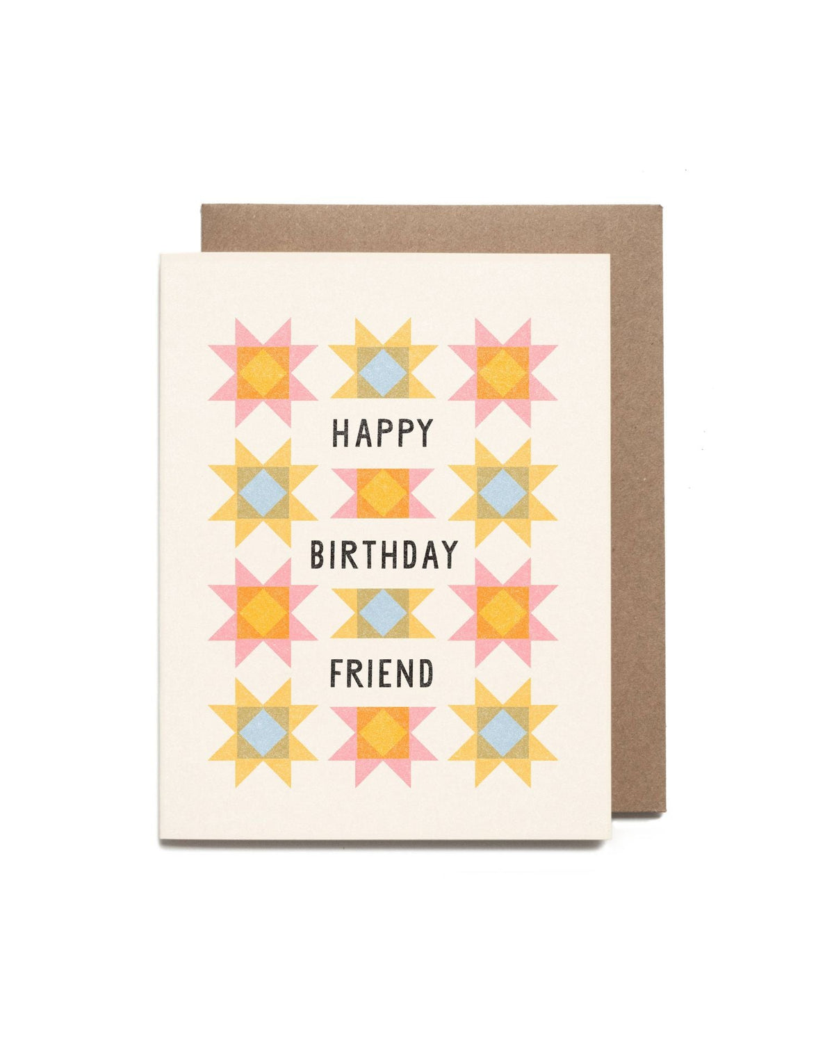 Birthday Friend Quilt Card