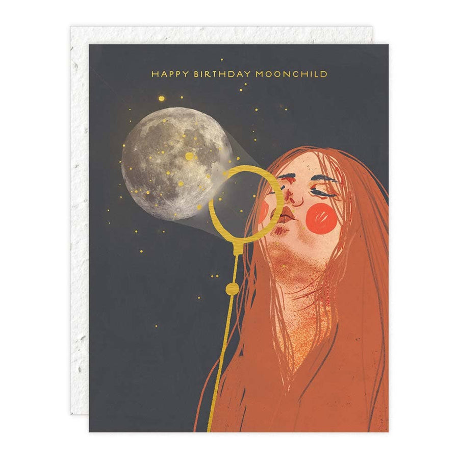 Moon Child - Birthday Card