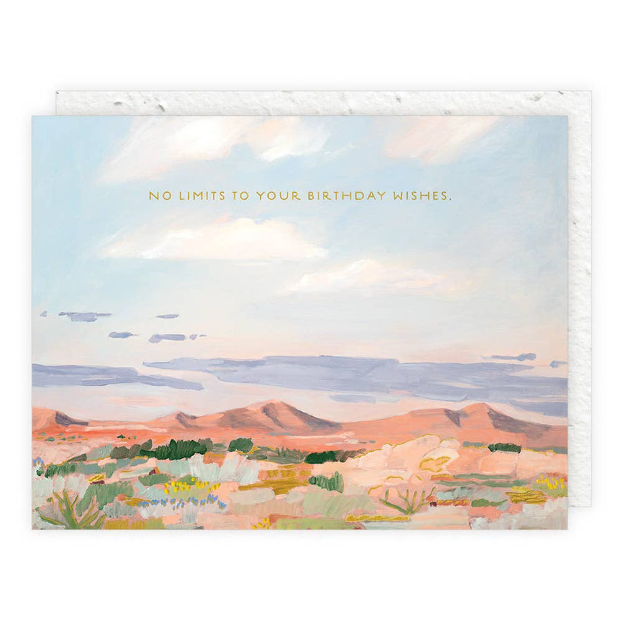 Morning Desert Light - Birthday Card
