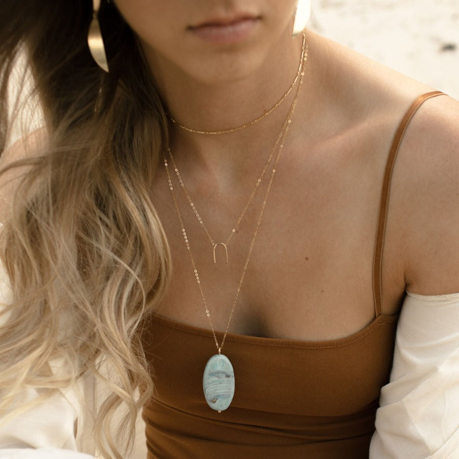 Dot + Dash Choker - Necklace - Token Jewelry - Eau Claire Jewelry Store - Local Jewelry - Jewelry Gift - Women's Fashion -  Handmade jewelry - Sterling Silver Jewelry - Gold filled jewelry - Jewelry store near me